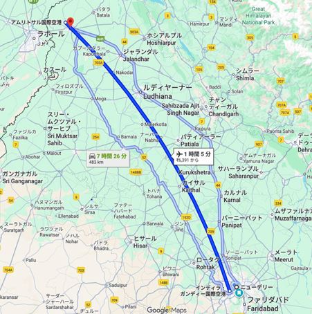 デリーからアムリトサル